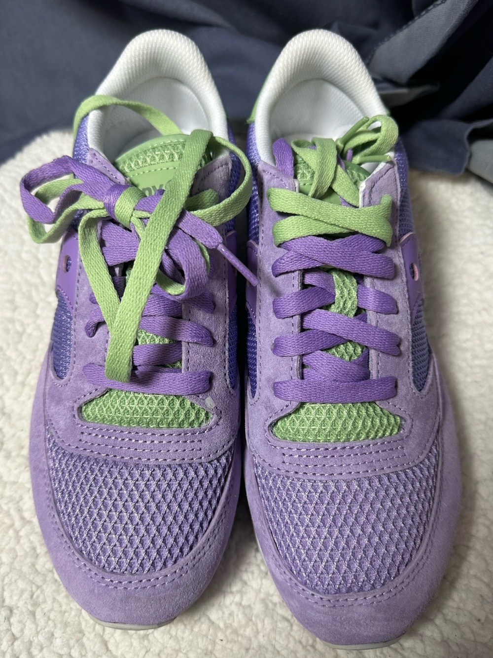 Women’s Saucony Jazz Triple “Triple Summer Violet amd Lime” size 9 New!